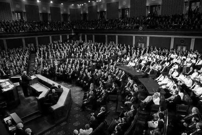 Congress room full of people