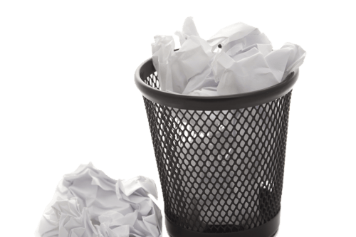 Waste paper bin